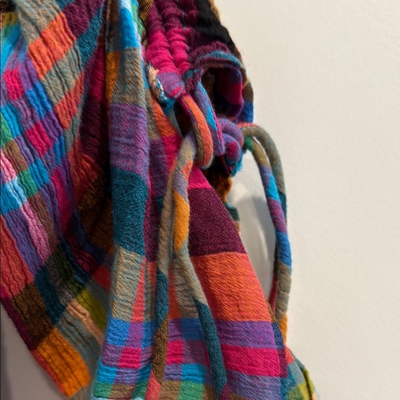 Maeve by Anthropologie Plaid Women's Top sz xs - Picture 4 of 5